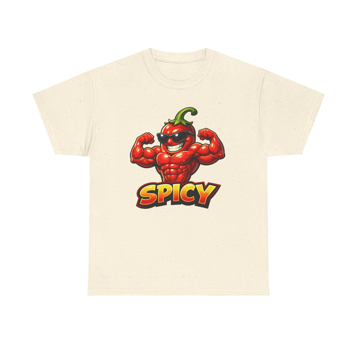 Spicy Muscle Pepper T-Shirt — Funny Hot Chili Graphic Tee