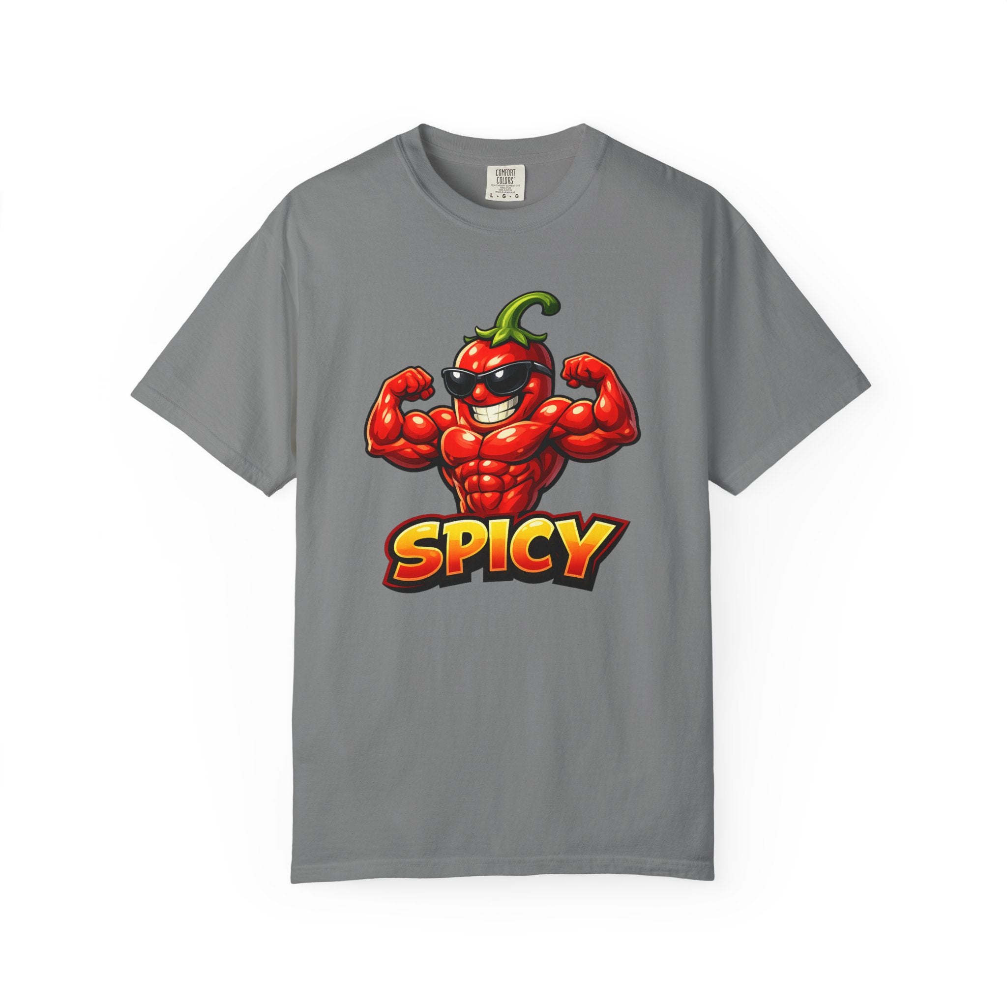 Spicy Muscle Pepper T-Shirt — Funny Hot Chili Graphic Tee