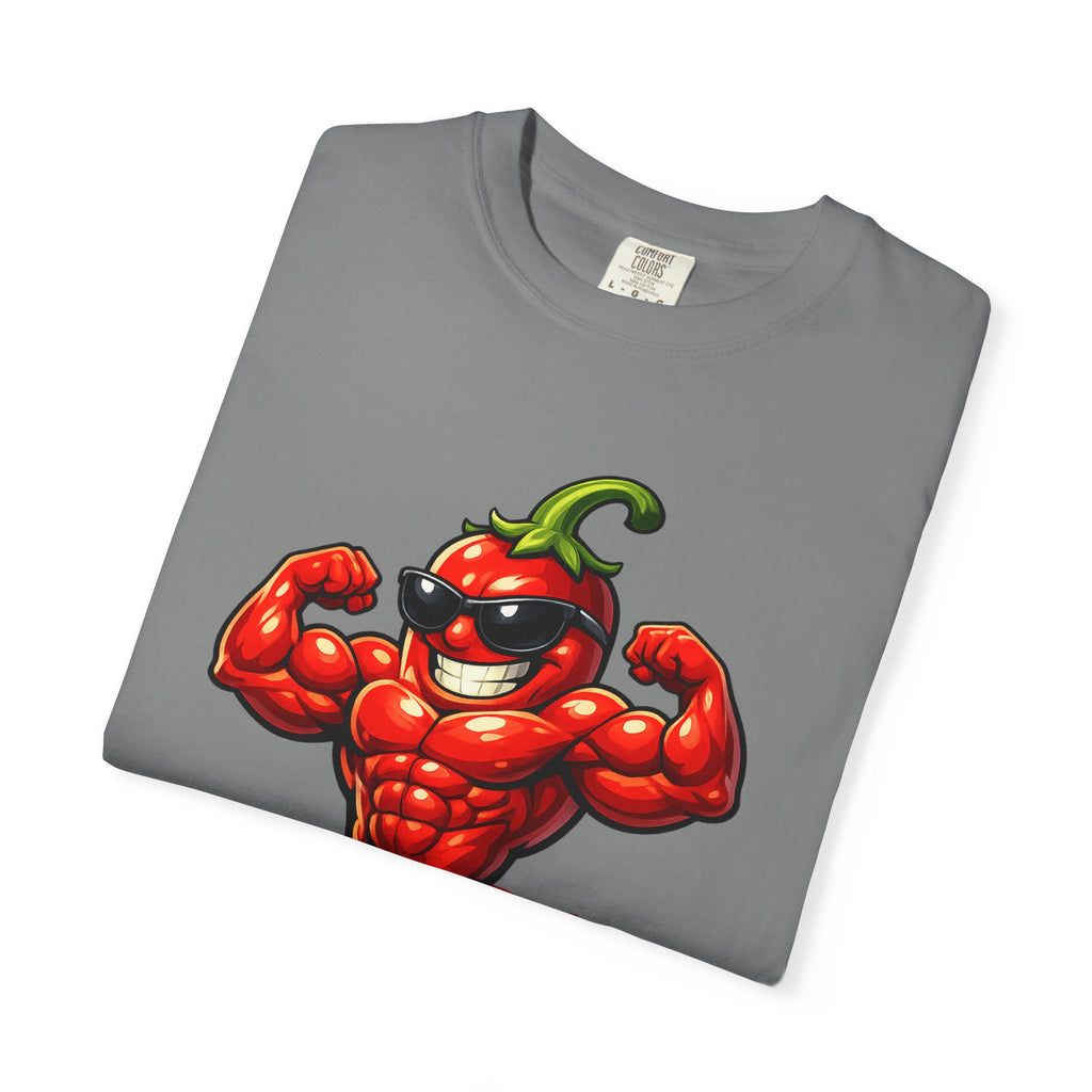 Spicy Muscle Pepper T-Shirt — Funny Hot Chili Graphic Tee