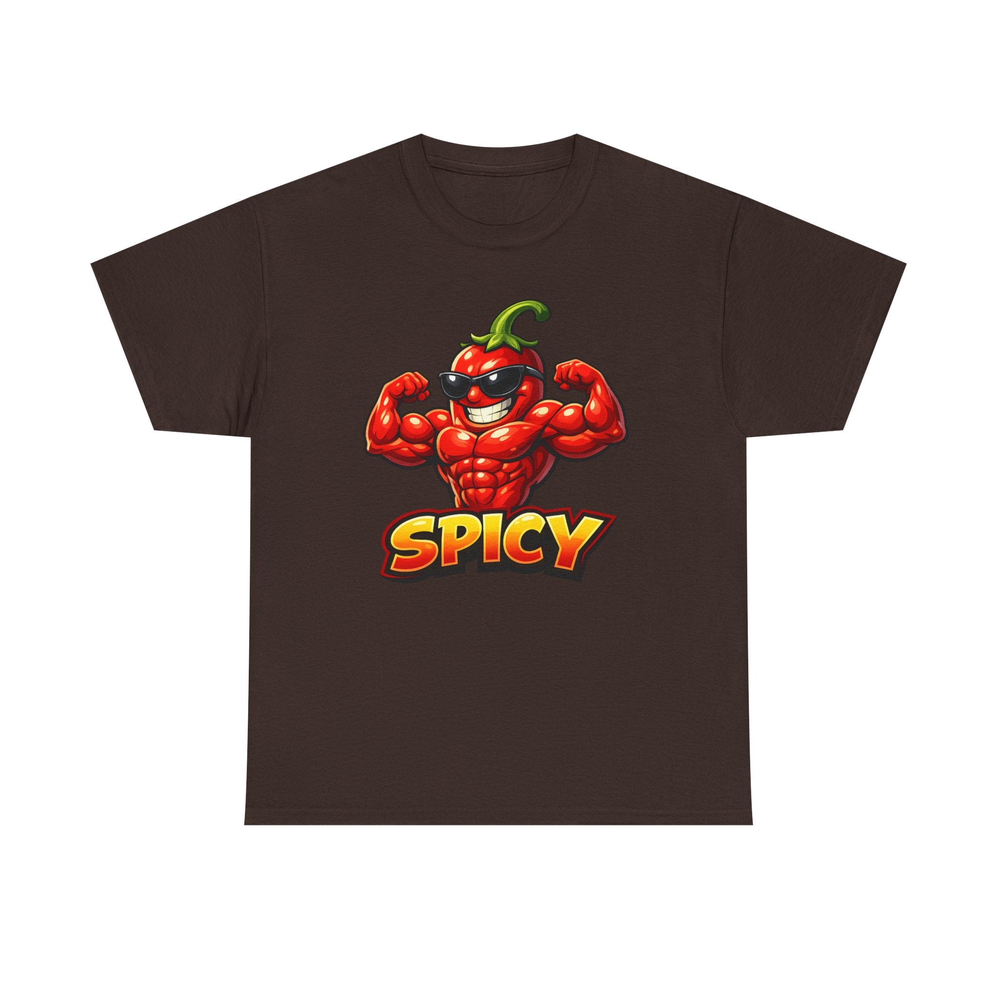 Spicy Muscle Pepper T-Shirt — Funny Hot Chili Graphic Tee