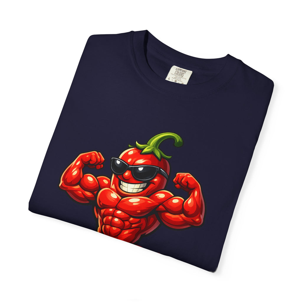 Spicy Muscle Pepper T-Shirt — Funny Hot Chili Graphic Tee