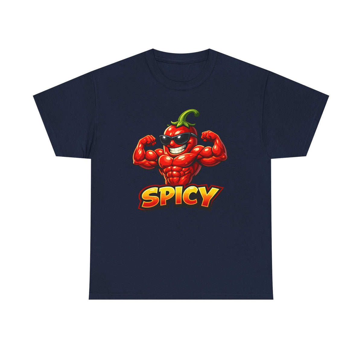 Spicy Muscle Pepper T-Shirt — Funny Hot Chili Graphic Tee