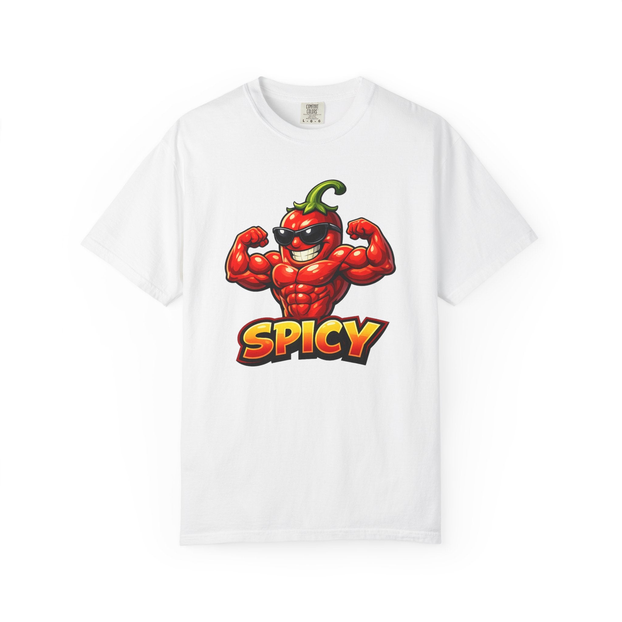 Spicy Muscle Pepper T-Shirt — Funny Hot Chili Graphic Tee