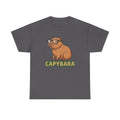 Capybara Graphic Tee - Cute Capybara with Glasses Shirt