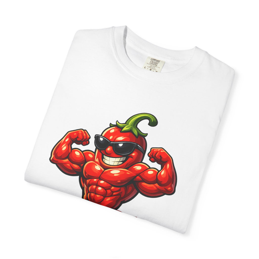 Spicy Muscle Pepper T-Shirt — Funny Hot Chili Graphic Tee