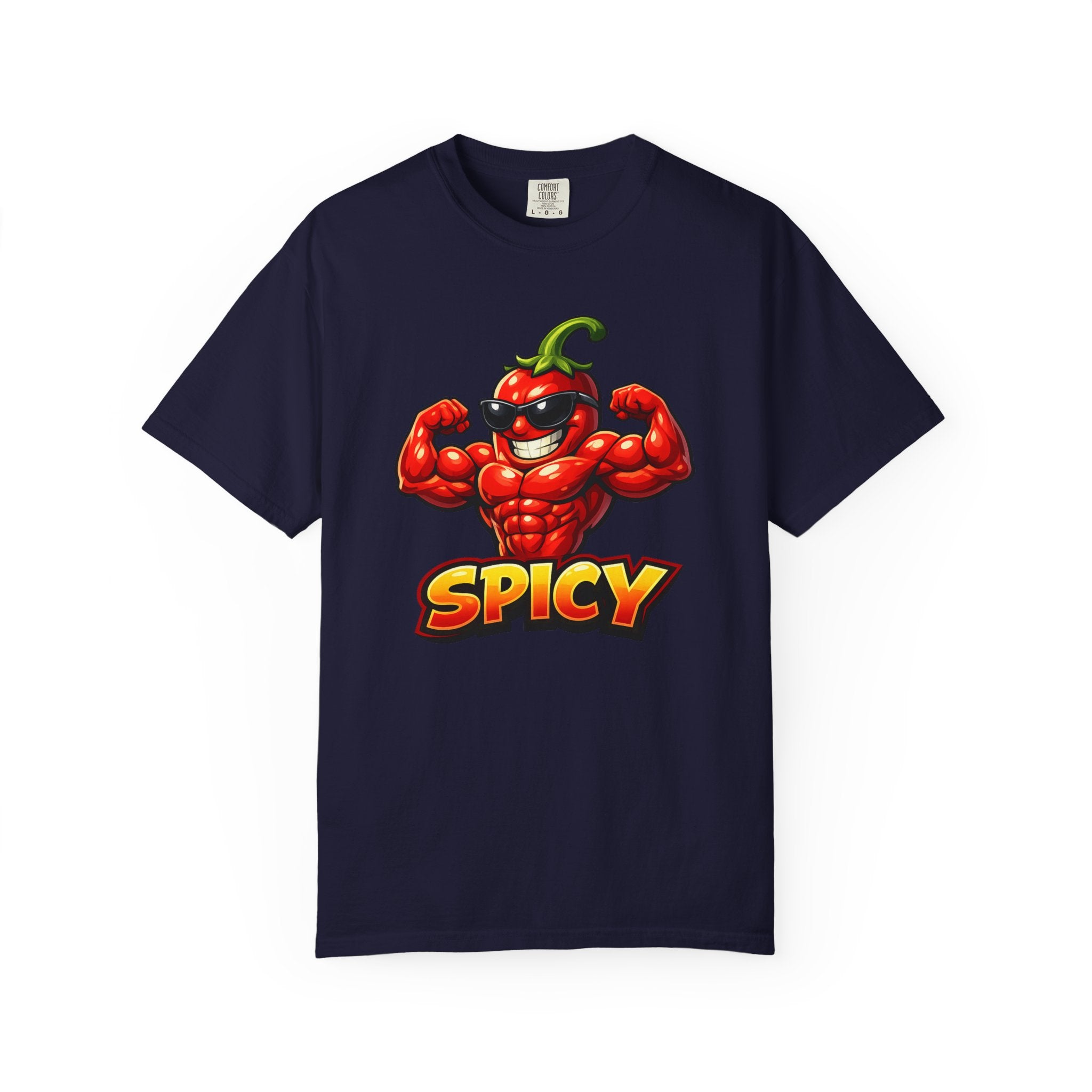 Spicy Muscle Pepper T-Shirt — Funny Hot Chili Graphic Tee