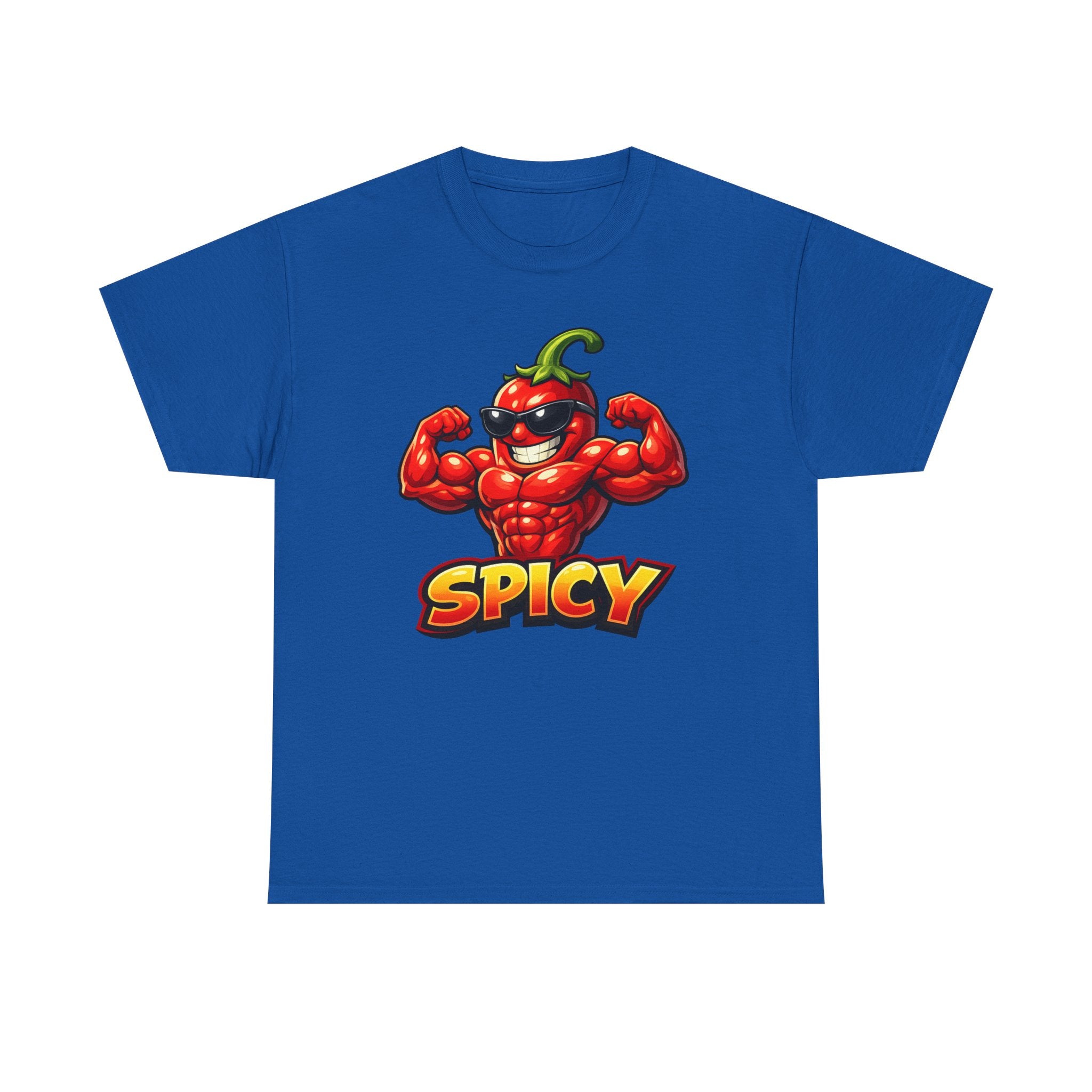 Spicy Muscle Pepper T-Shirt — Funny Hot Chili Graphic Tee