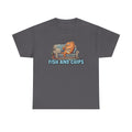 Fish and Chips Shirt — Funny Couch Potato Fish Graphic Tee